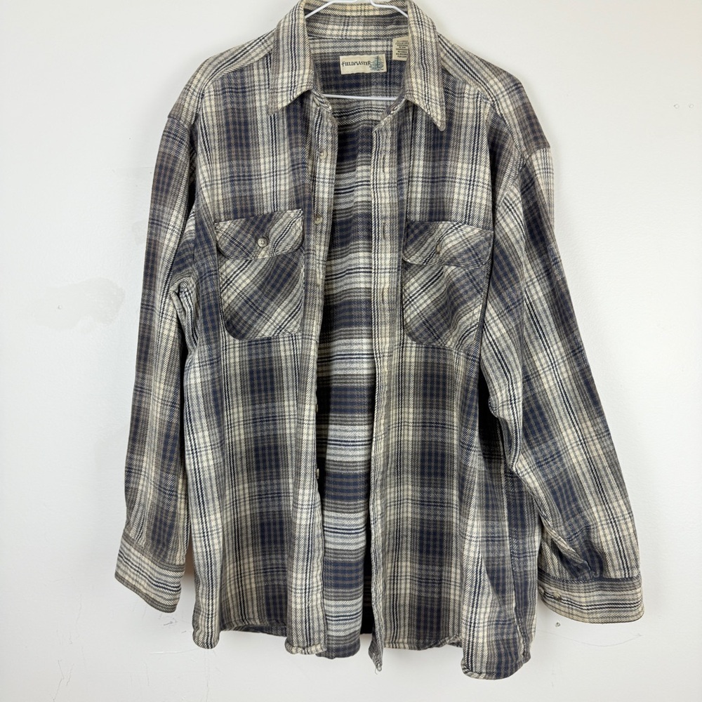 Vintage FieldMaster Plaid Flannel Heavyweight Outdoor Lumberjack Grunge 90s